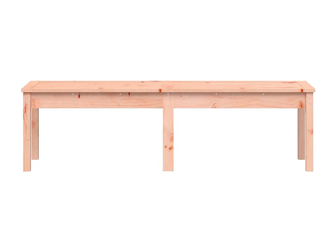 Banco de jardín Muebles de exterior para terraza terraza de 2 plazas 159,5 x 44 x 45 cm madera maciza de abeto Douglas 02_0011767