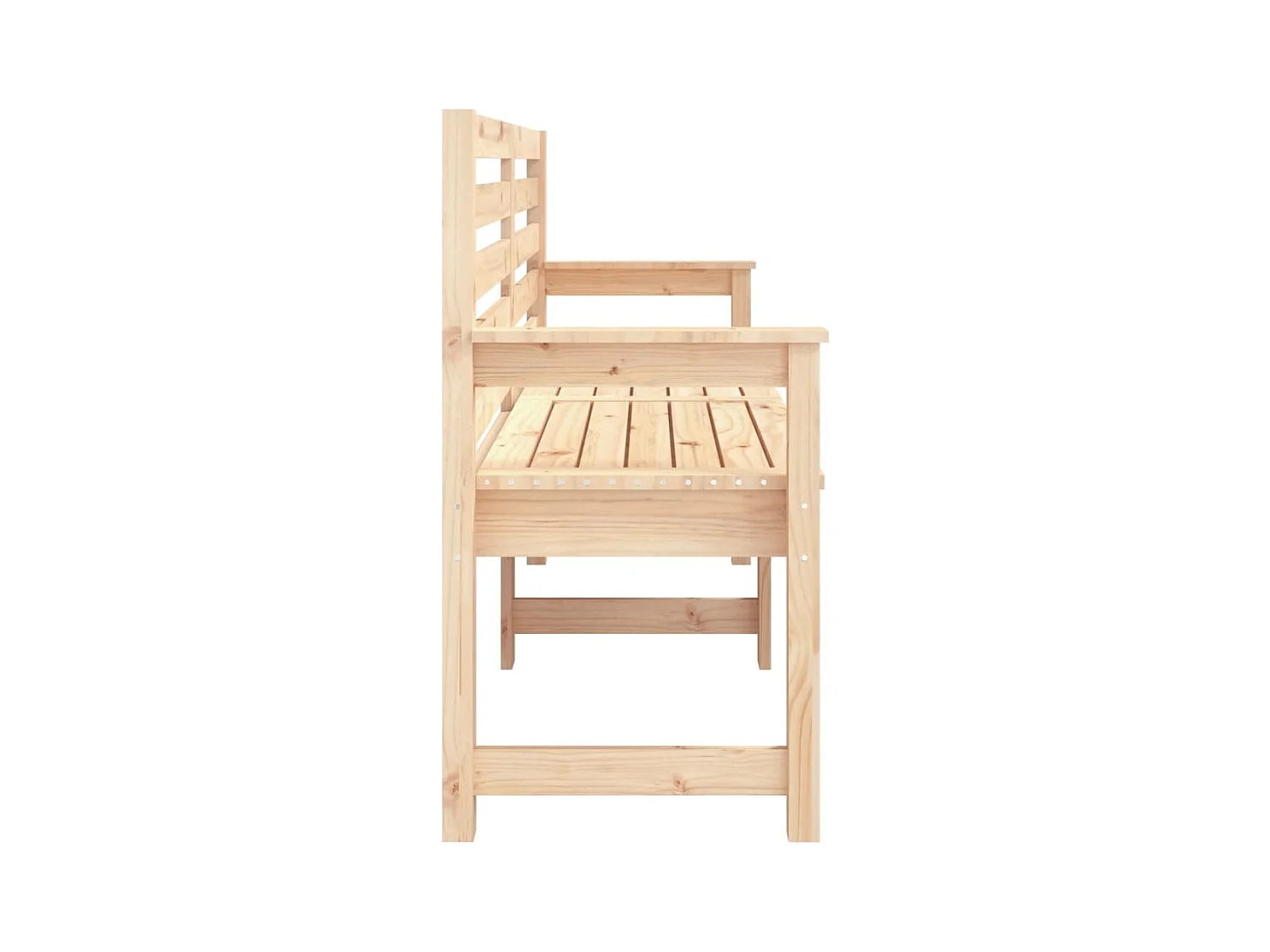 Banc de jardin meuble bois marron 159.5 x 48 x 91.5 cm 02_0011262