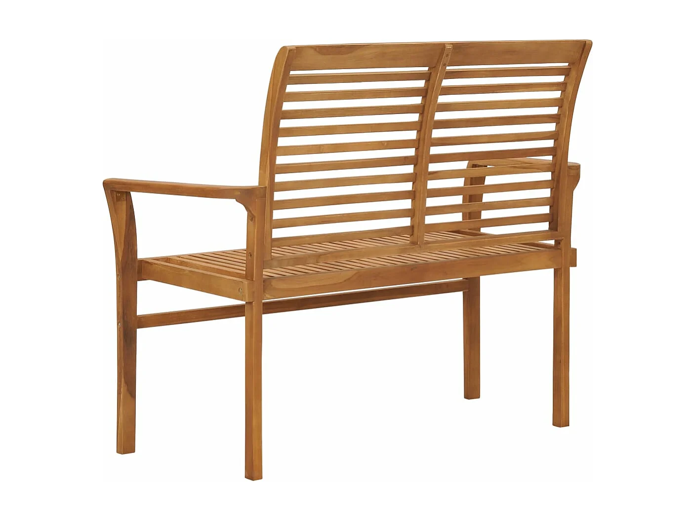 Banc de jardin meuble bois marron 112 x 55 x 94 cm 02_0011177