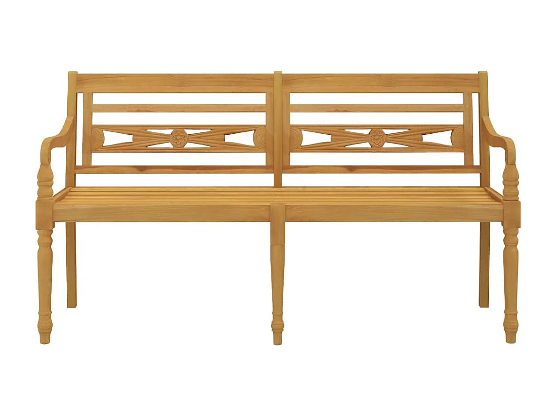 Panca da giardino mobili da giardino per esterni terrazza 150 x 51,5 x 84 cm legno massello di teak 02_0011033