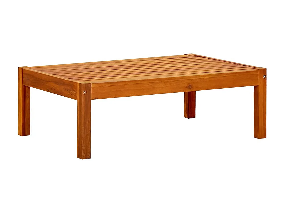 Panca da giardino mobili da esterno per patio terrazza con tettoia e poggiapiedi legno massello di acacia 02_0011345