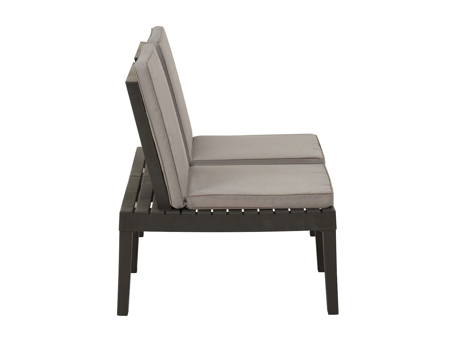 Banc de jardin meuble grise 130 x 65 x 70 cm 02_0011813