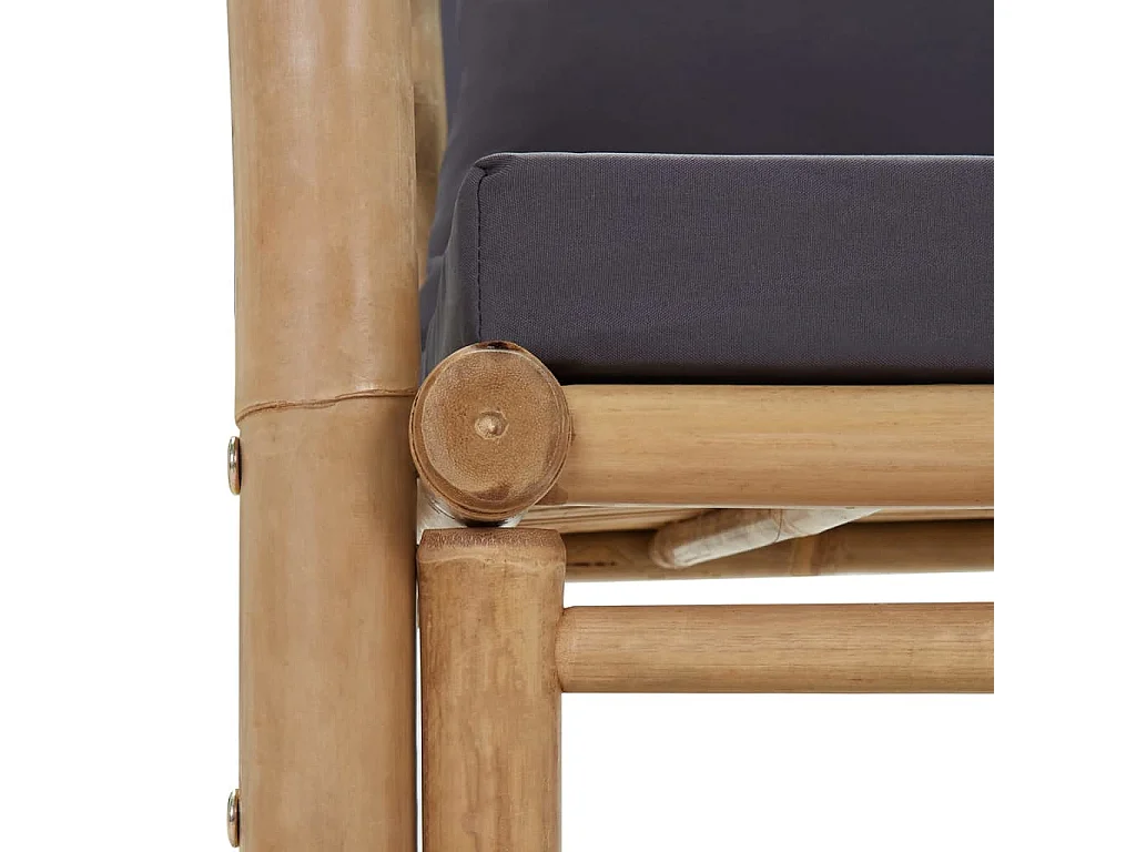 Banc de jardin meuble bambou marron 115 x 65 x 71 cm 02_0011585