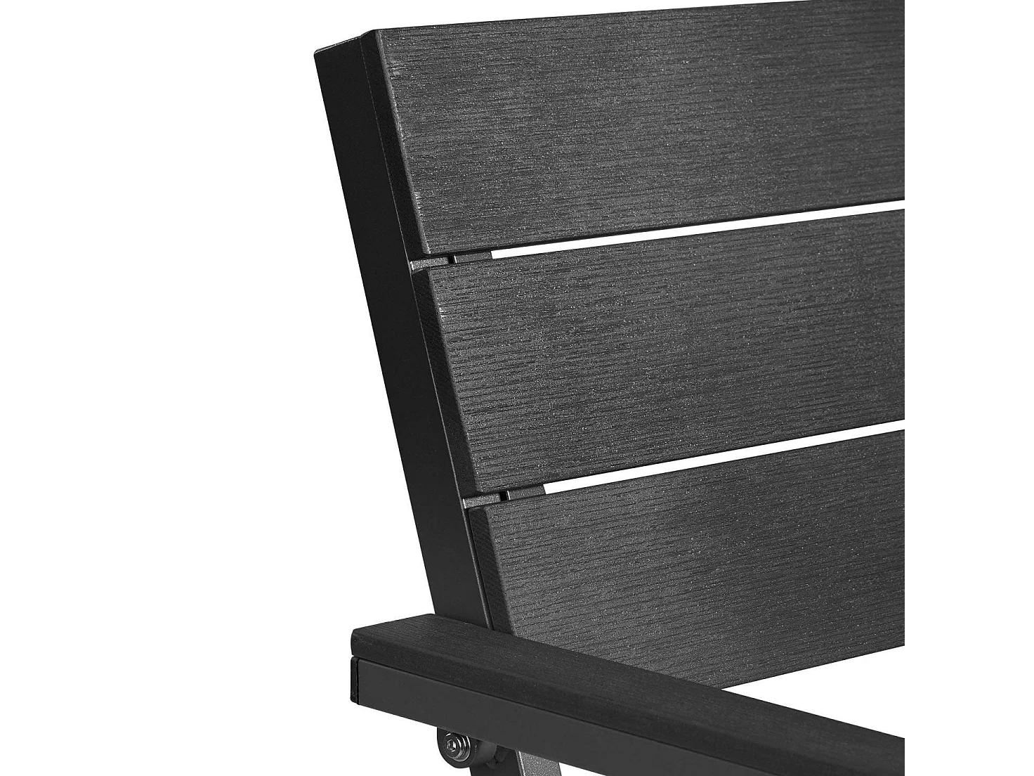 Banc de jardin pour aluminium grise 128 x 59 x 88 cm 08_0000248