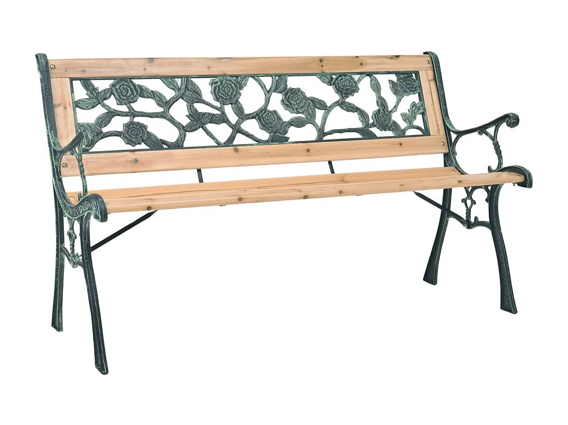 Panca da giardino mobili da giardino per esterni terrazza 122 cm legno 02_0011215
