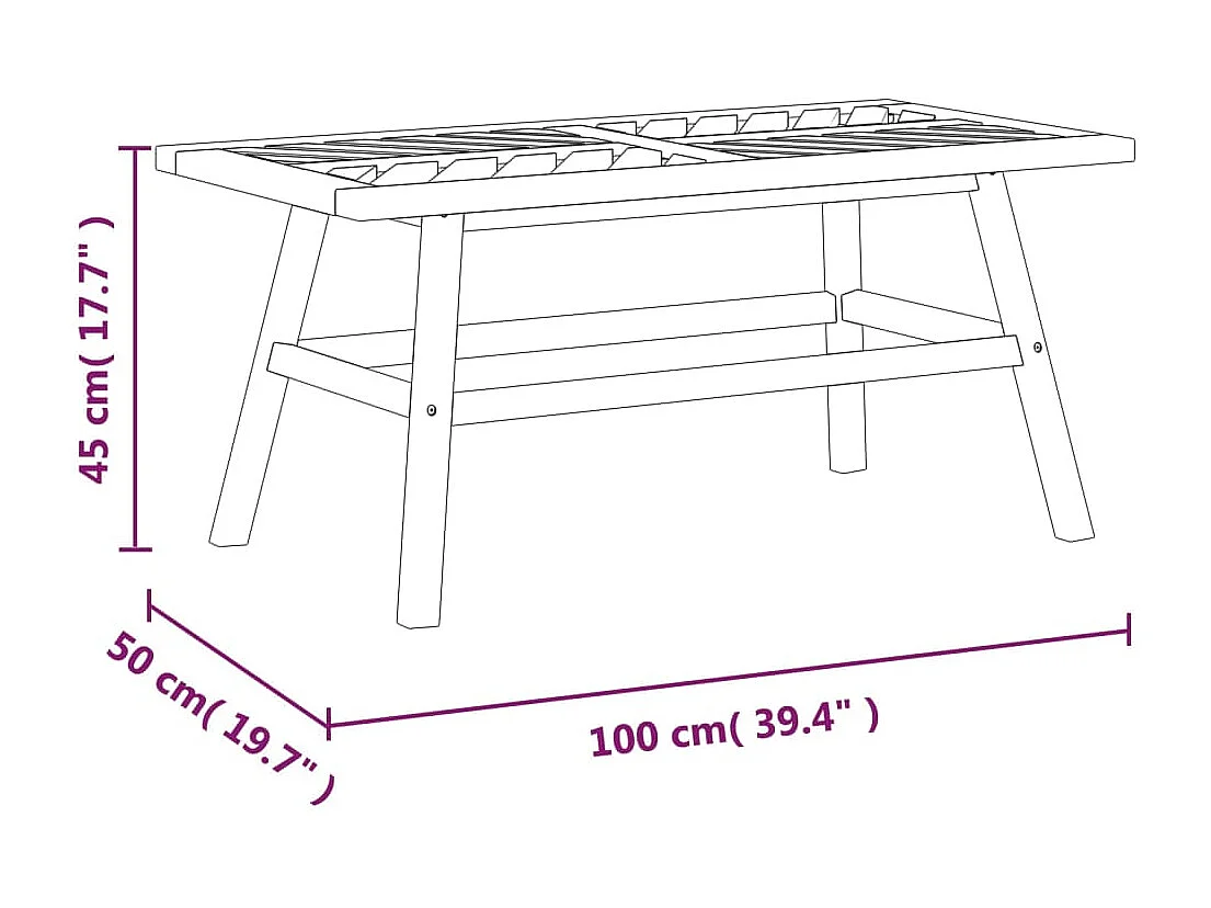 Set mobili da giardino 2 pezzi in legno massello di acacia 02_0011868