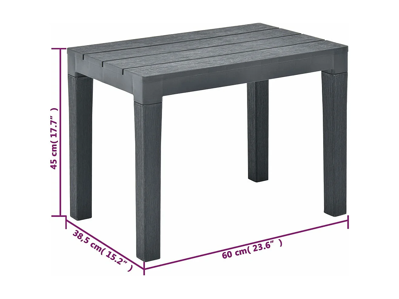 Banc de jardin meuble 60 x 38.5 x 45 cm 02_0011849
