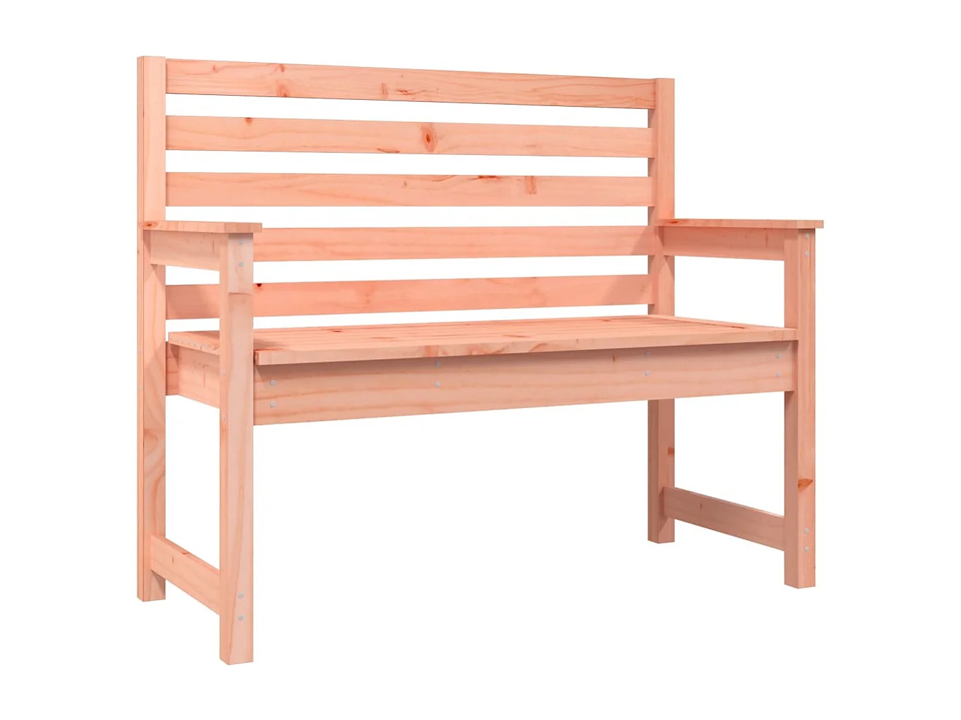 Banco de jardín Muebles de exterior para terraza terraza 109 x 48 x 91,5 cm madera maciza de abeto Douglas 02_0011161