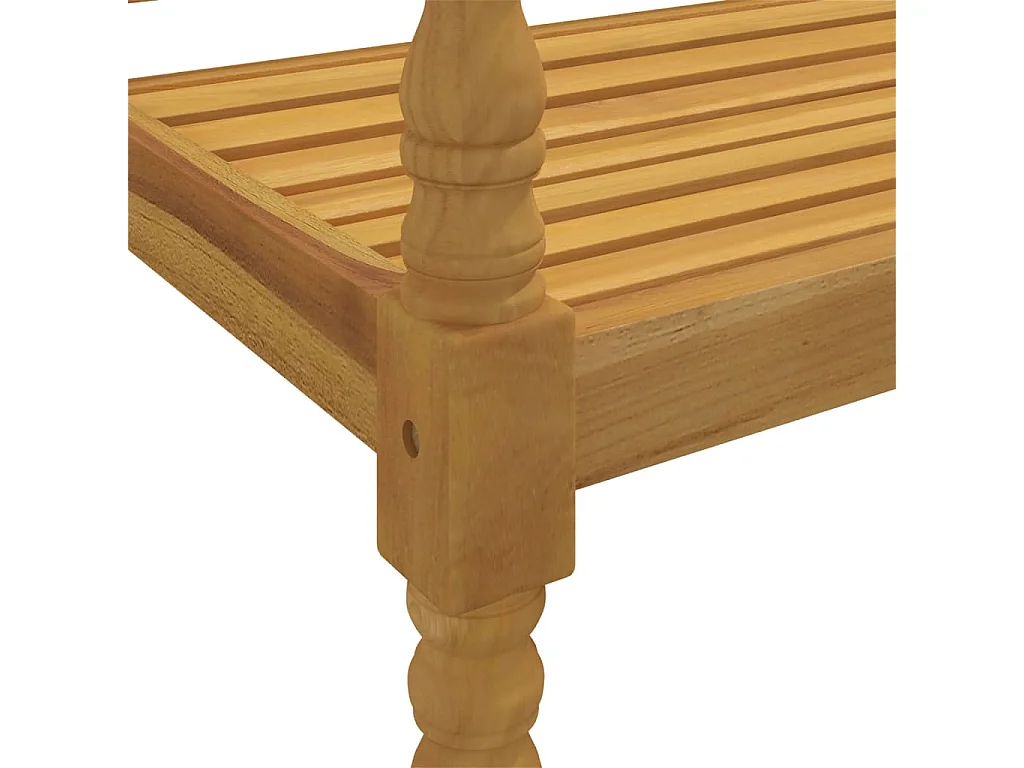 Banc de jardin meuble bois marron 150 x 51.5 x 84 cm 02_0011089