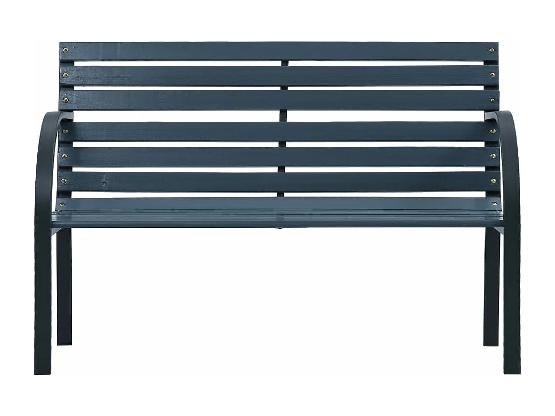 Banco de jardín muebles de exterior terraza terraza 120 cm madera gris 02_0011201