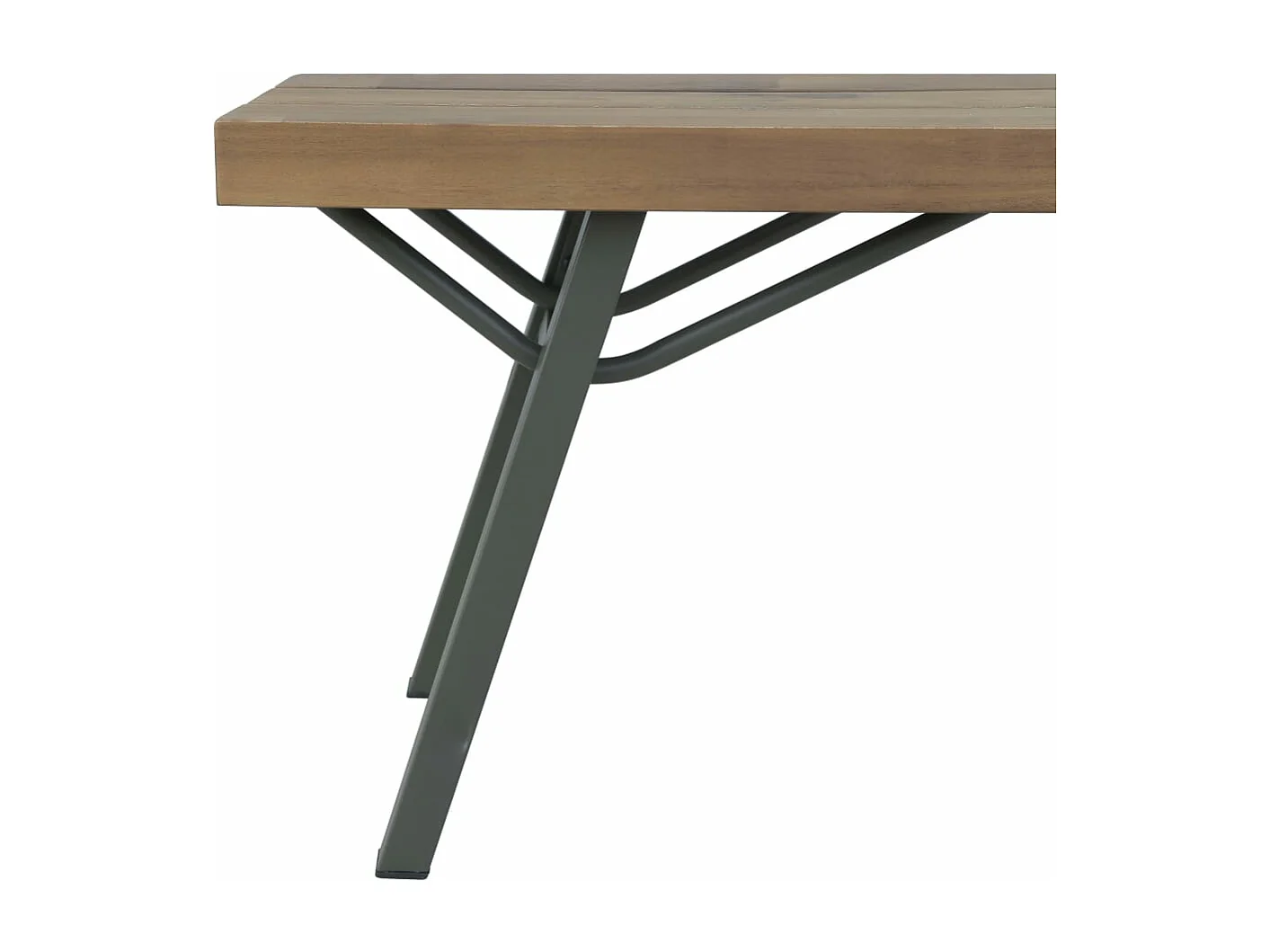 Panca da giardino mobili da giardino per esterni terrazza 120 x 31 x 45 cm in legno massello di acacia 02_0011193