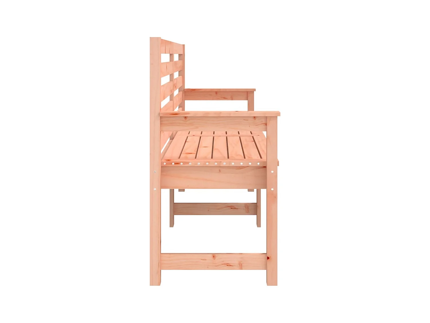 Banc de jardin meuble bois marron 159.5 x 48 x 91.5 cm 02_0011261