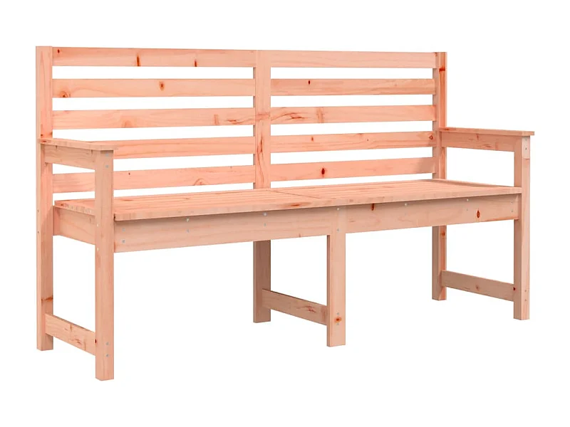 Banco de jardín Muebles de exterior para terraza terraza 159,5 x 48 x 91,5 cm madera maciza de abeto Douglas 02_0011261