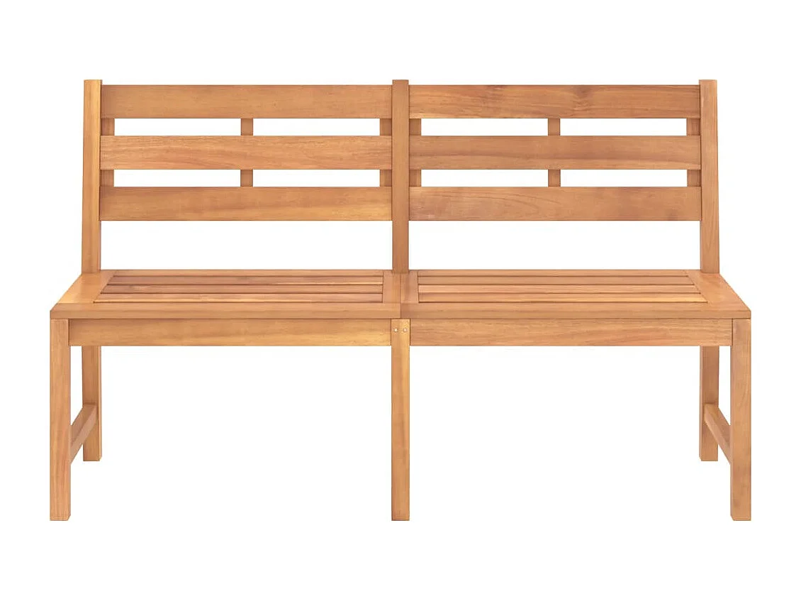 Banc de jardin meuble bois marron 150 x 59 x 90 cm 02_0011249