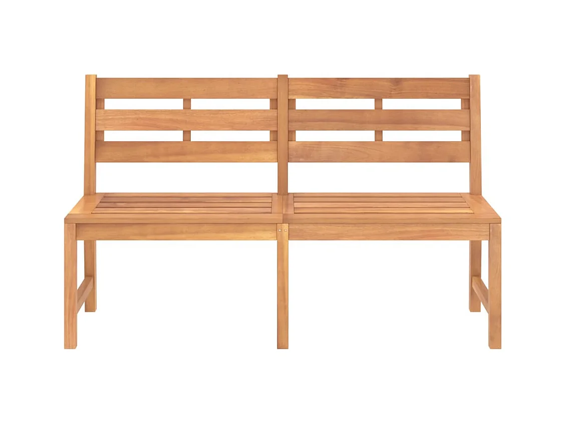 Banc de jardin meuble bois marron 150 x 59 x 90 cm 02_0011249