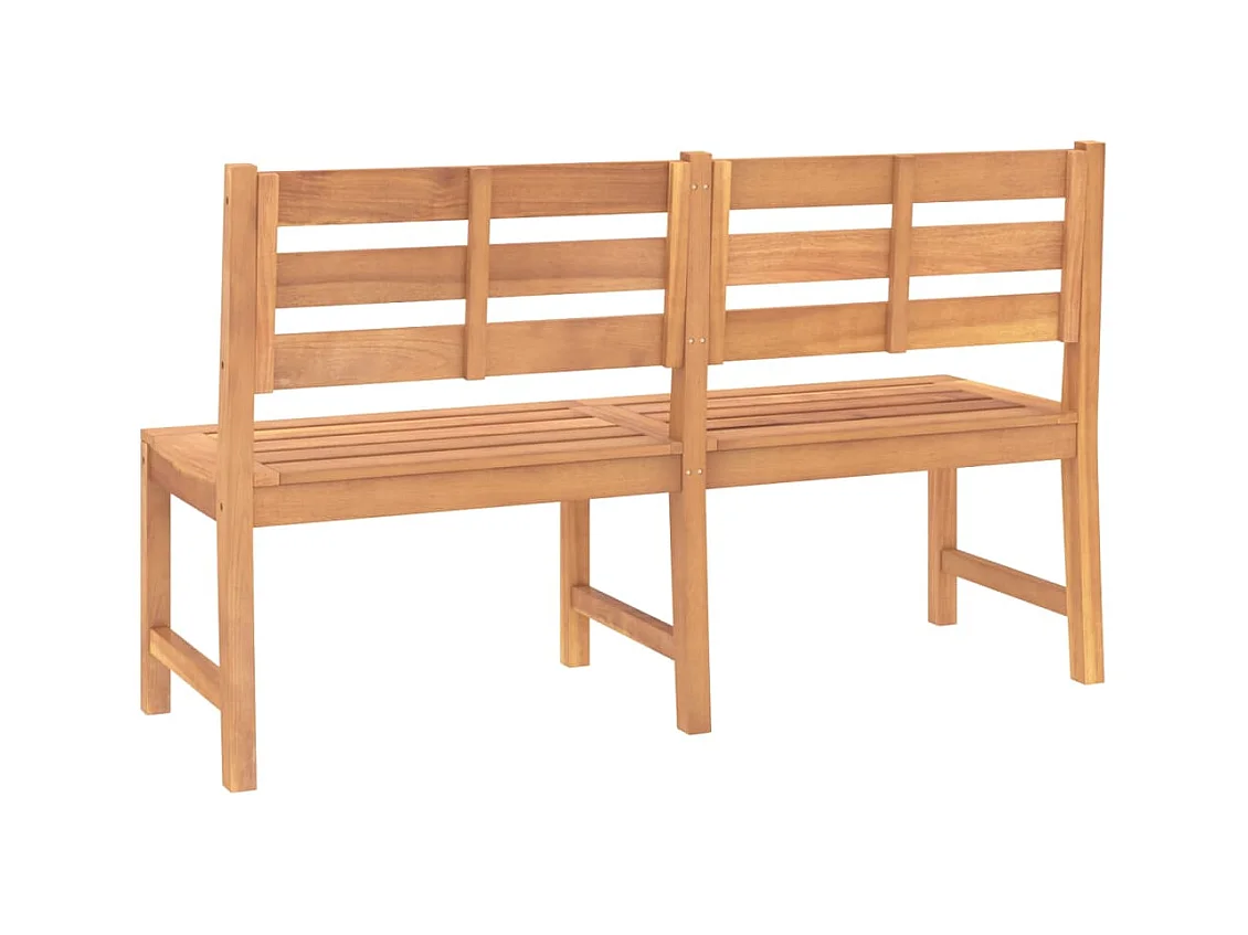 Banc de jardin meuble bois marron 150 x 59 x 90 cm 02_0011249