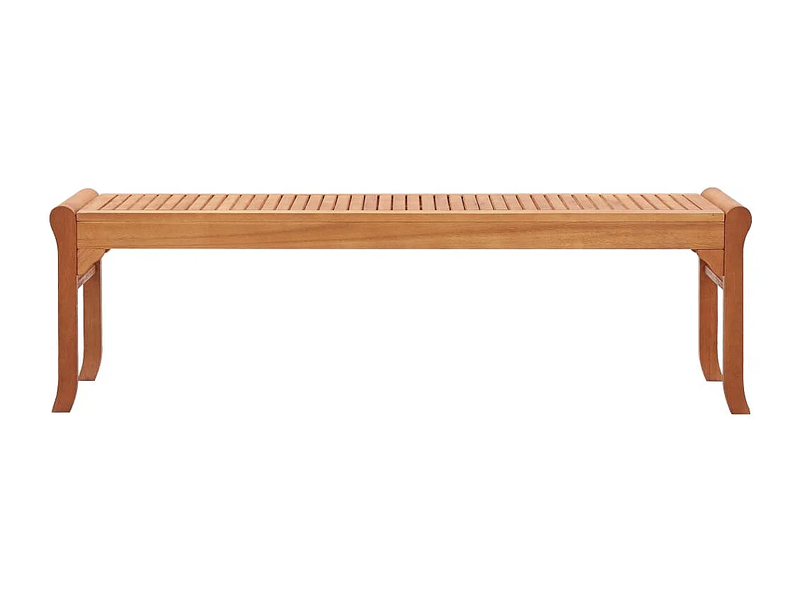 Banc de jardin meuble bois marron 150 x 44 x 45 cm 02_0011312