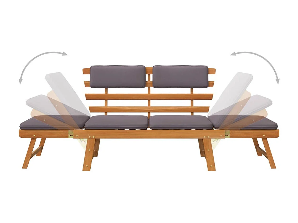 Chaise longue 190 cm bois marron 153 x 68 x 74 cm 02_0011866