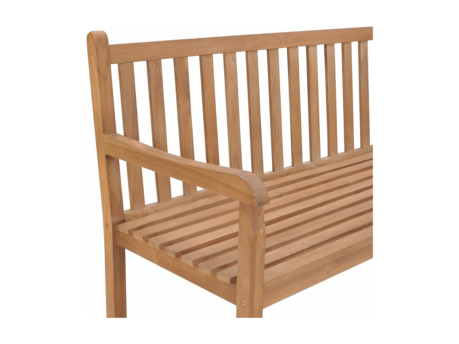 Banc de jardin meuble bois marron 185 x 185 x 90 cm 02_0011124