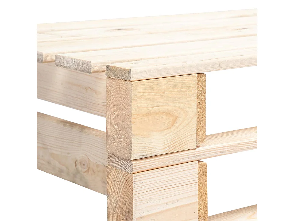 Panca da giardino mobili da giardino per esterni terrazza 110 cm pallet da giardino in legno 02_0011834