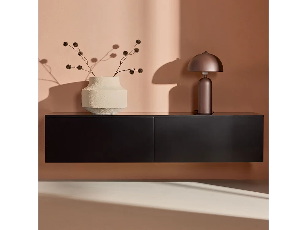Frihamn Sideboard wandhängend schwarz.