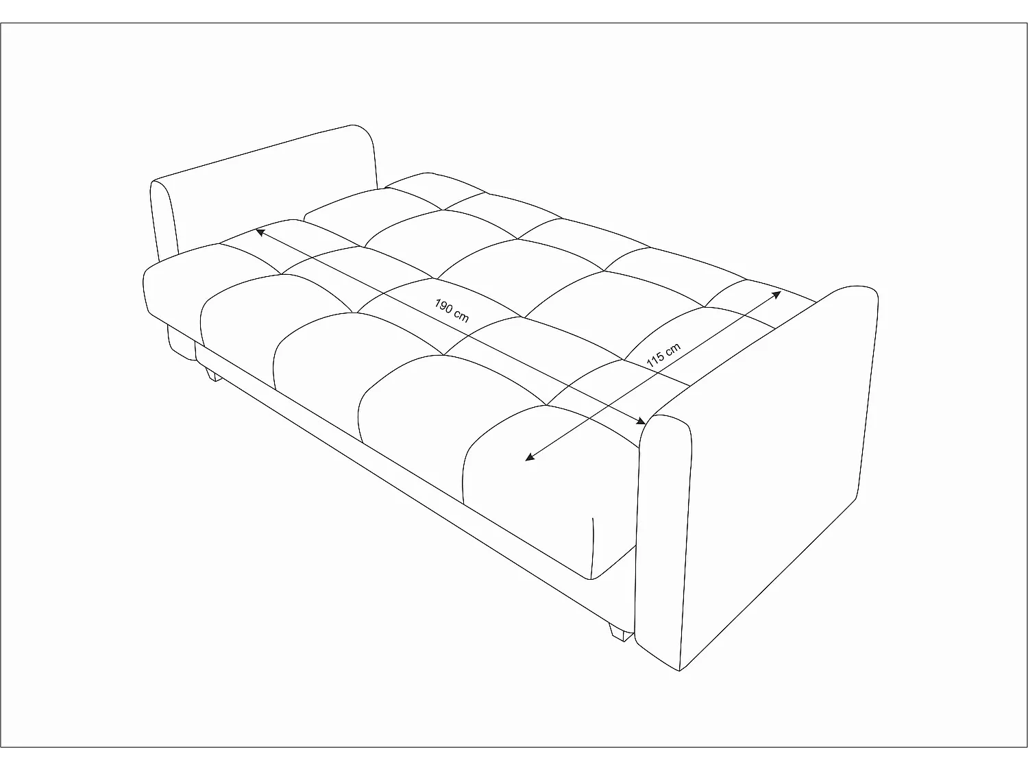 Schlafsofa LENTO ITAKA 39