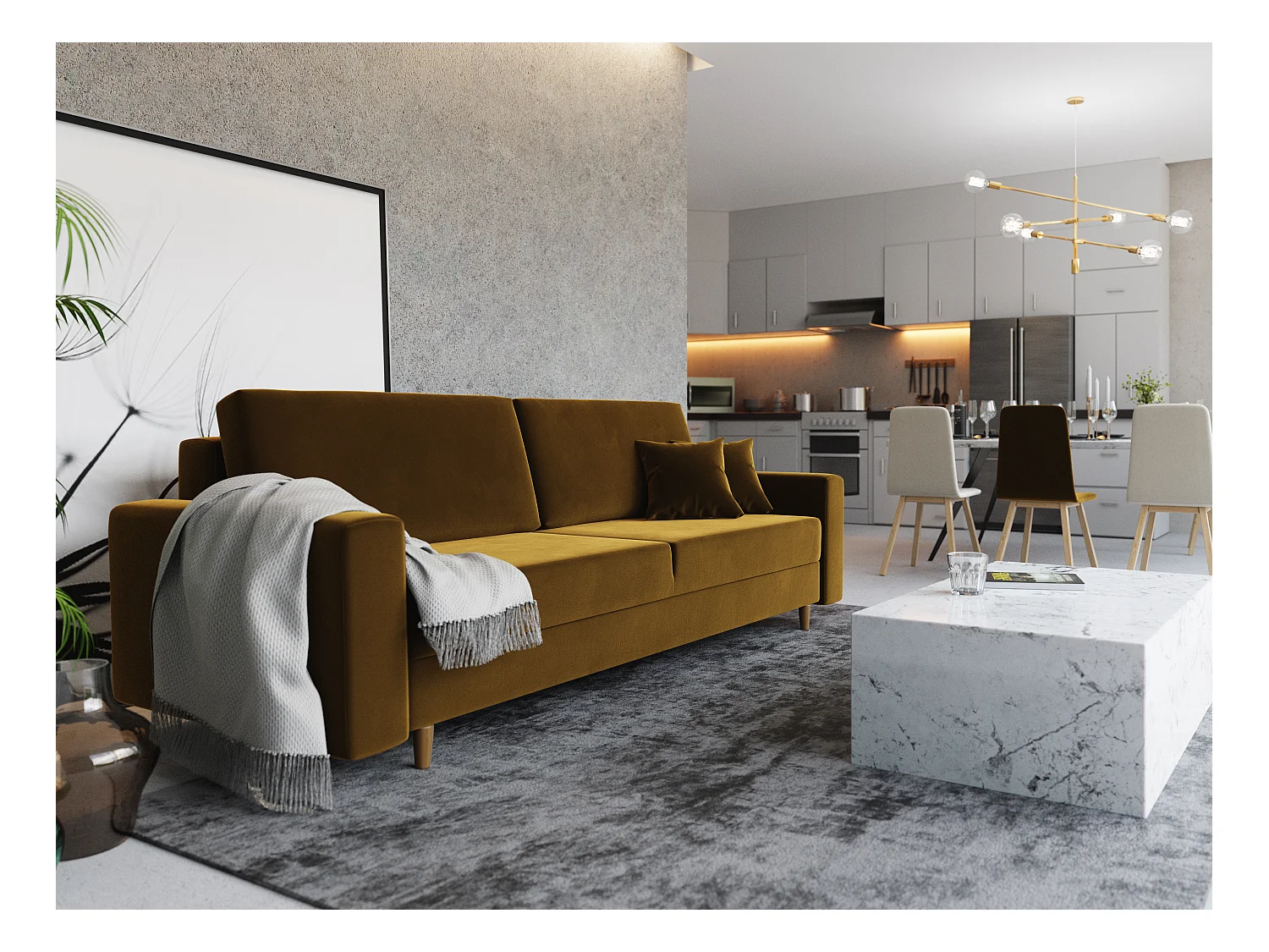 Schlafsofa, Couch SOLO ITAKA 33