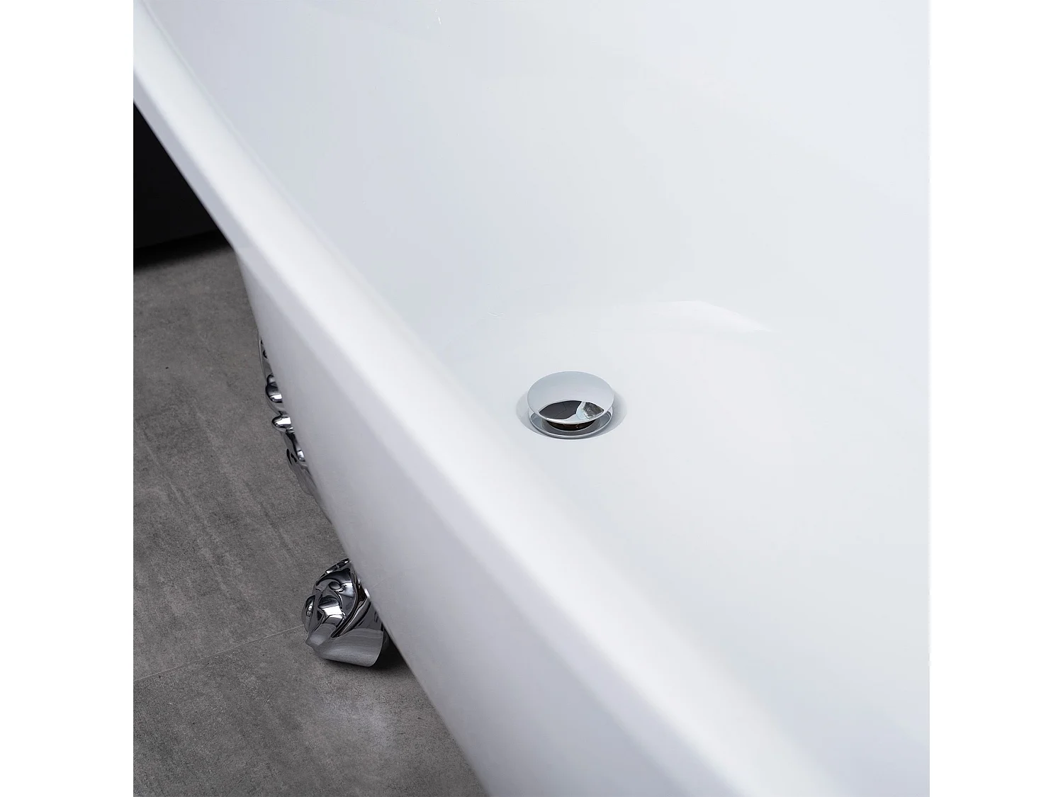 Vasca Bagno Da Terra Rea Sparta 175Cm White