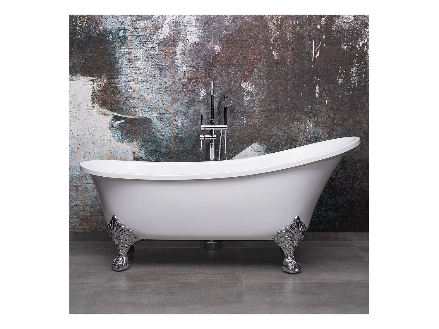 Baignoire Autoportante Rea Sparta 175Cm White