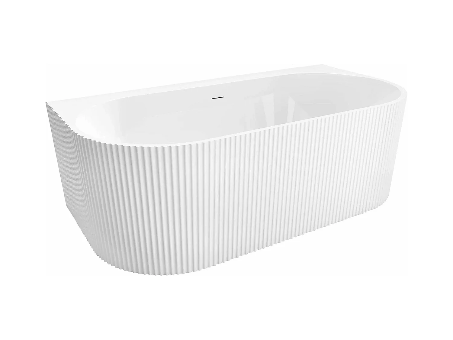 Baignoire Acrylique Murale Rea Corso 170Cm White