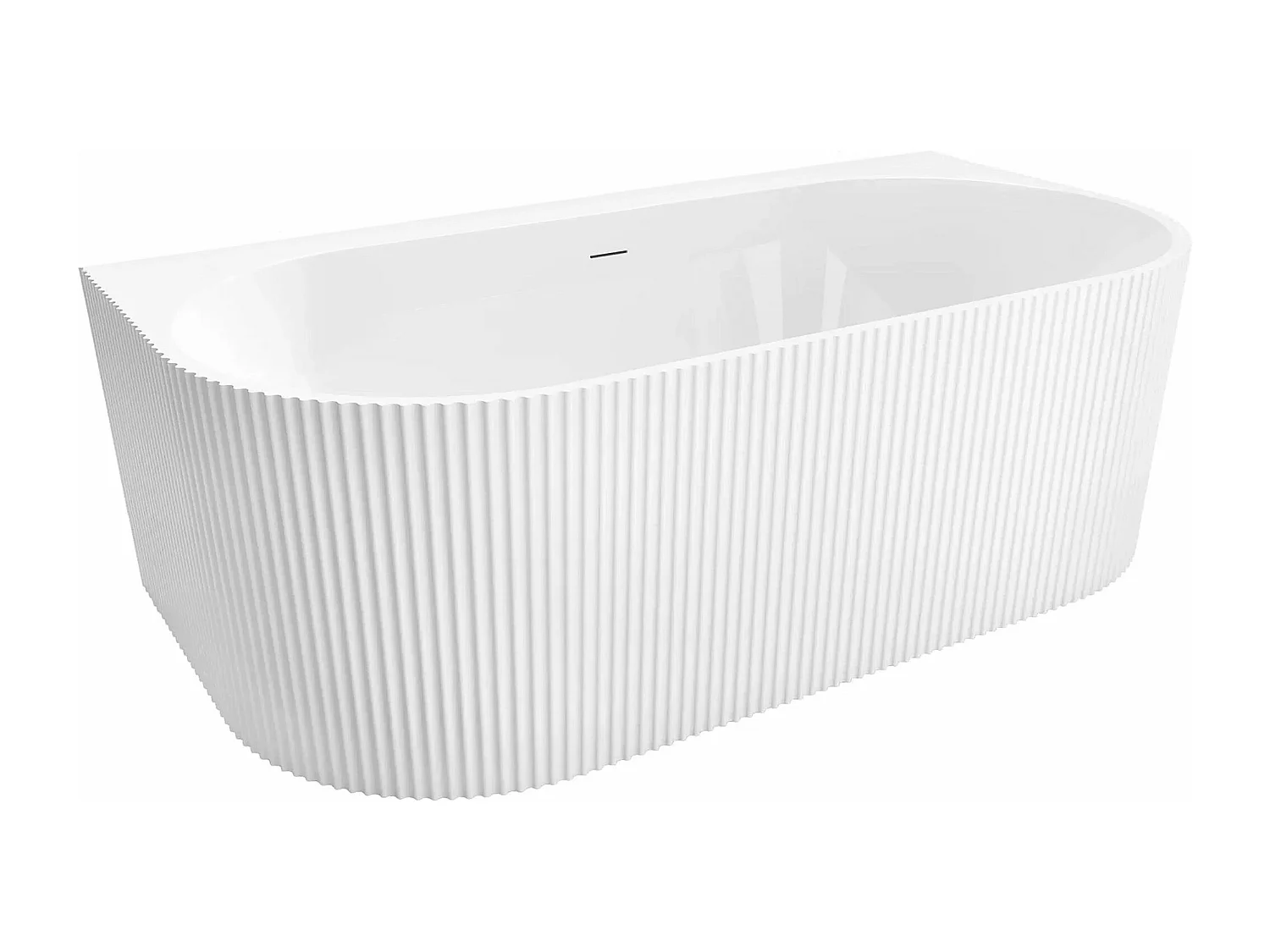 Banheira De Parede Acrílica Rea Corso 170Cm White