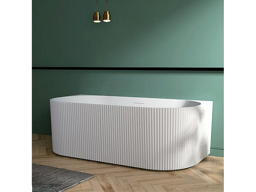 Banheira De Parede Acrílica Rea Corso 170Cm White