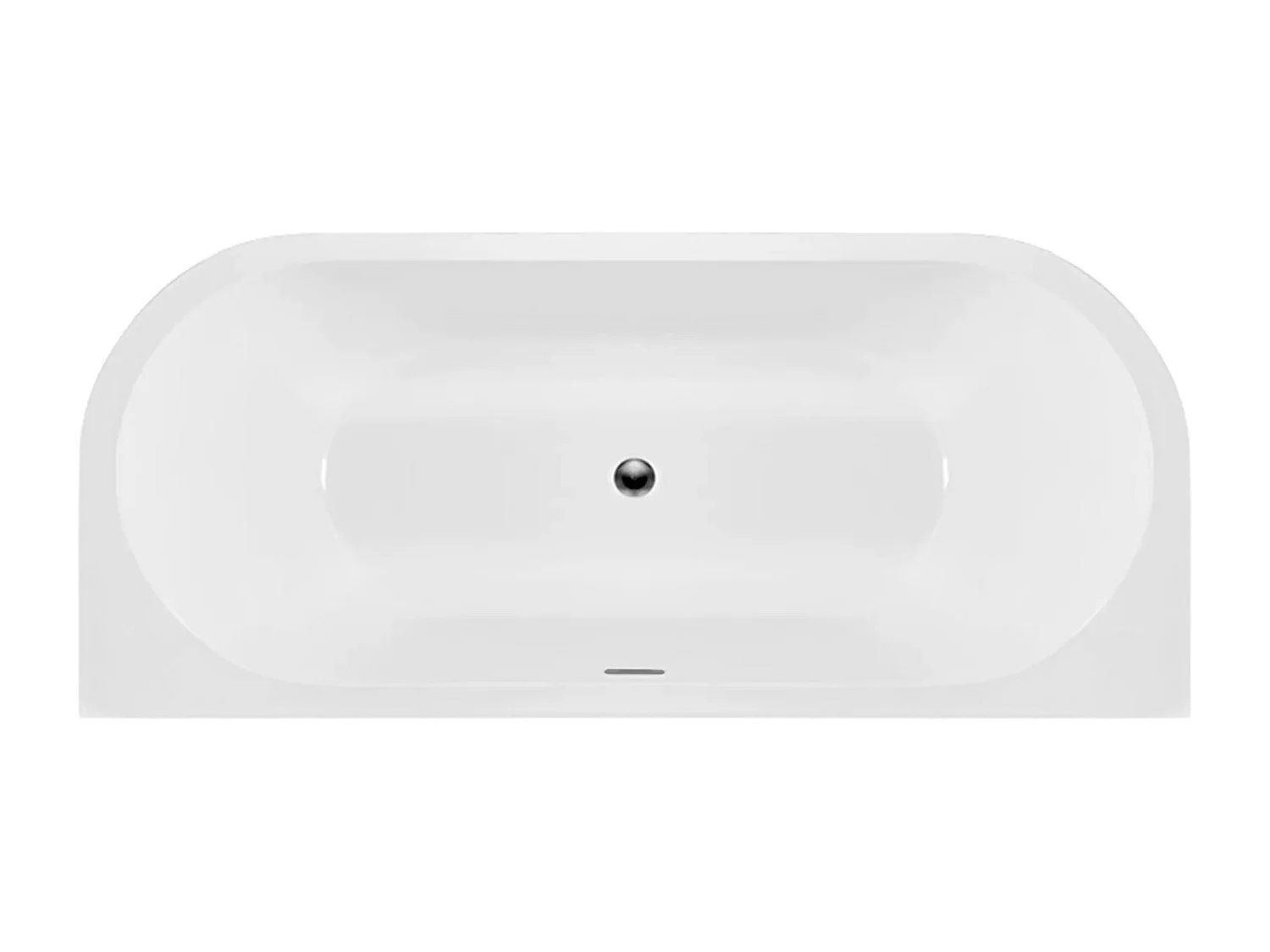 Baignoire Acrylique Murale Rea Capri 160Cm White