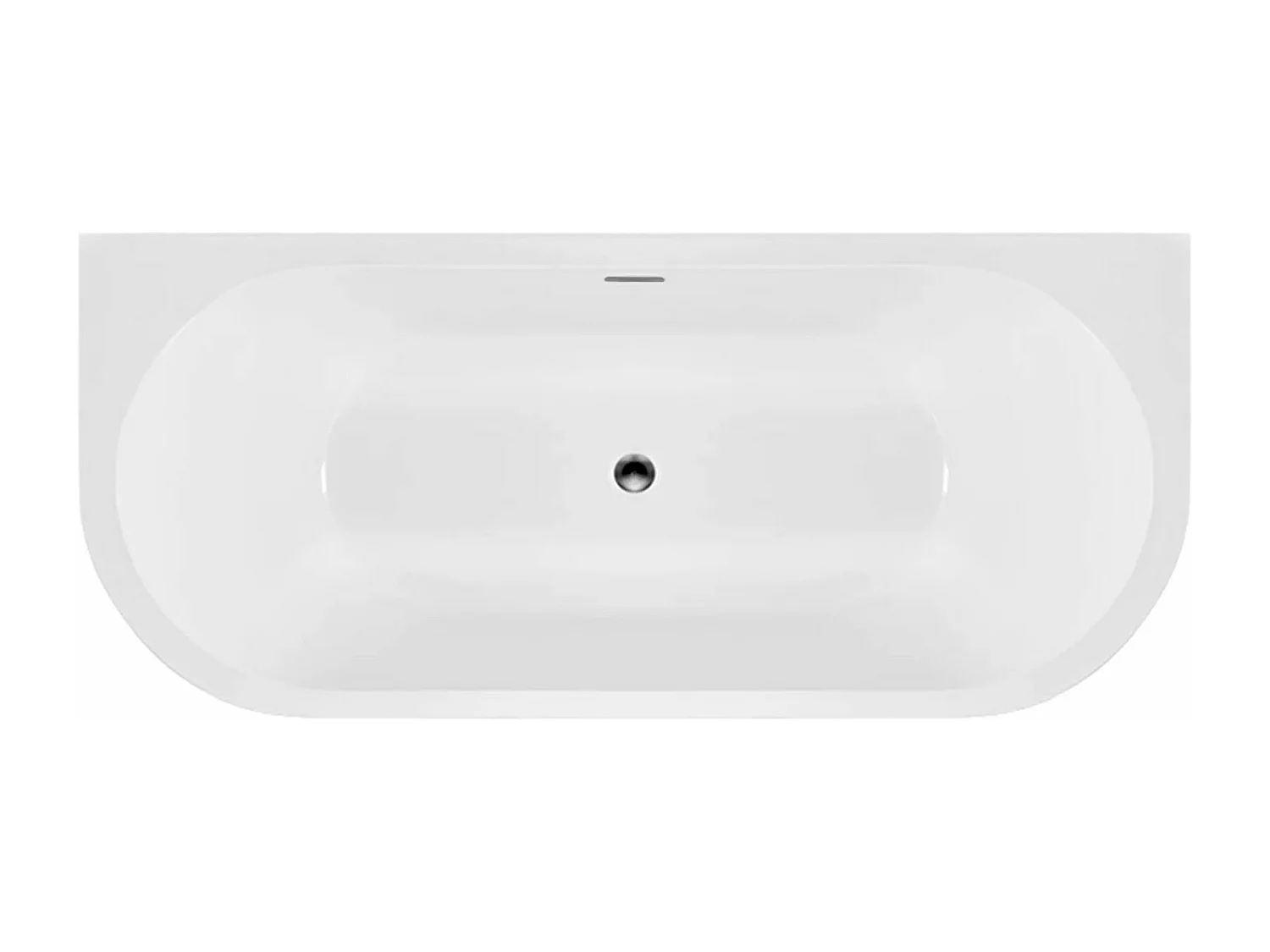 Baignoire Acrylique Murale Rea Capri 160Cm White