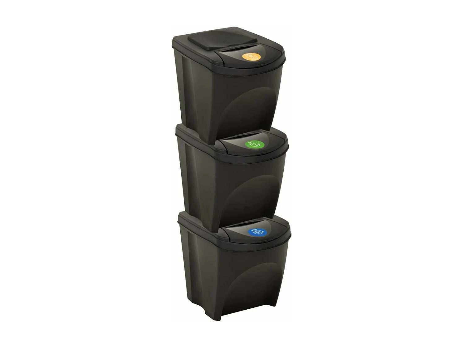 Contenitori impilabili 3 pezzi antracite 75 l 02_0006079