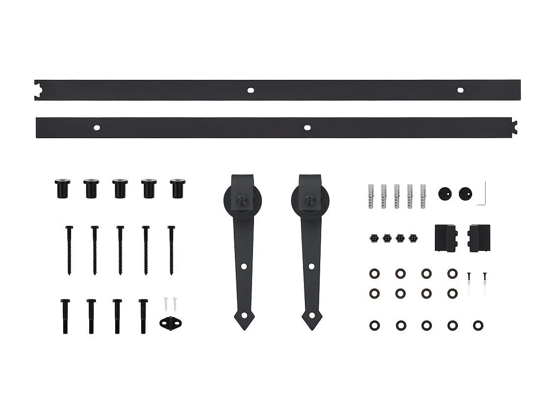 Porte Coulissante Pin Massif 90x210cm Kit Quincaillerie - Sécurité et Durabilité
