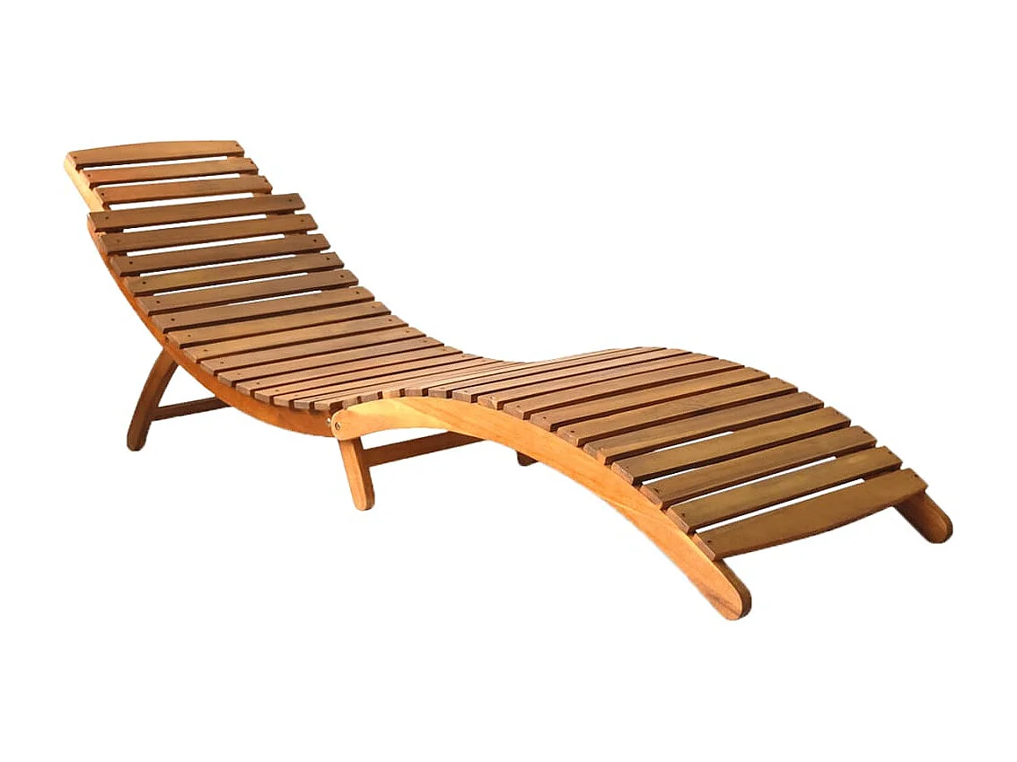 Transat chaise longue bain bois marron 184 x 55 x 64 cm 02_0012354