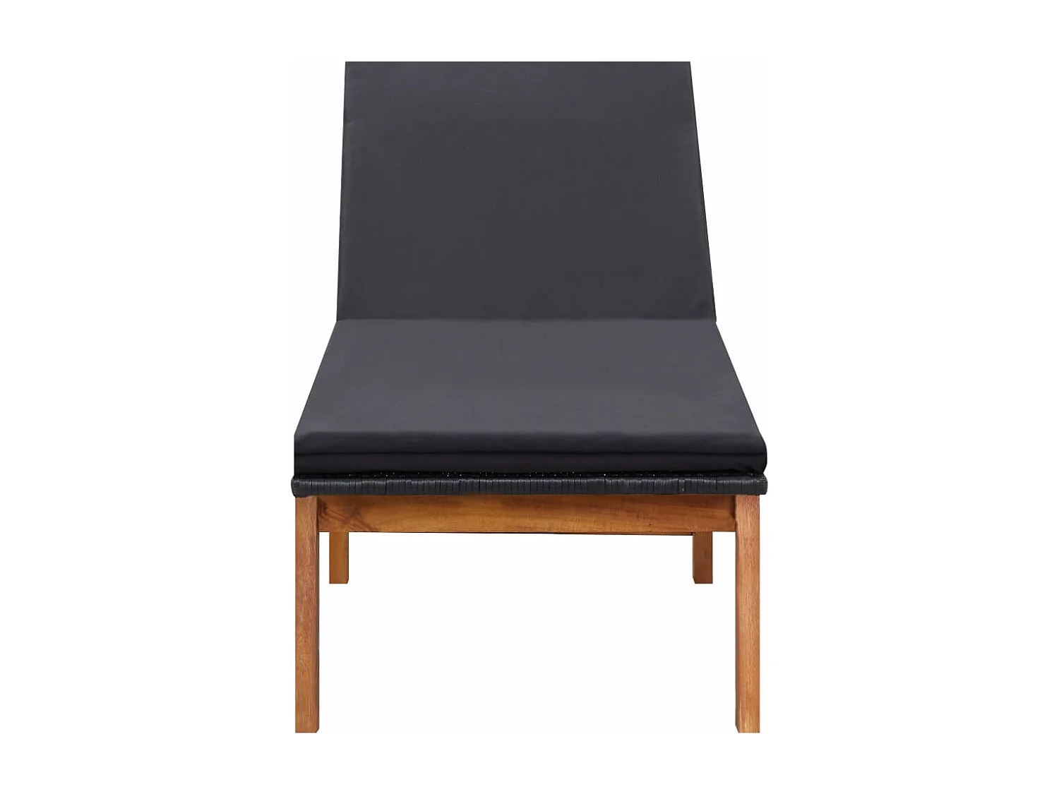 Transat chaise longue bain résine marron 200 x 60 x 34 cm 02_0012771