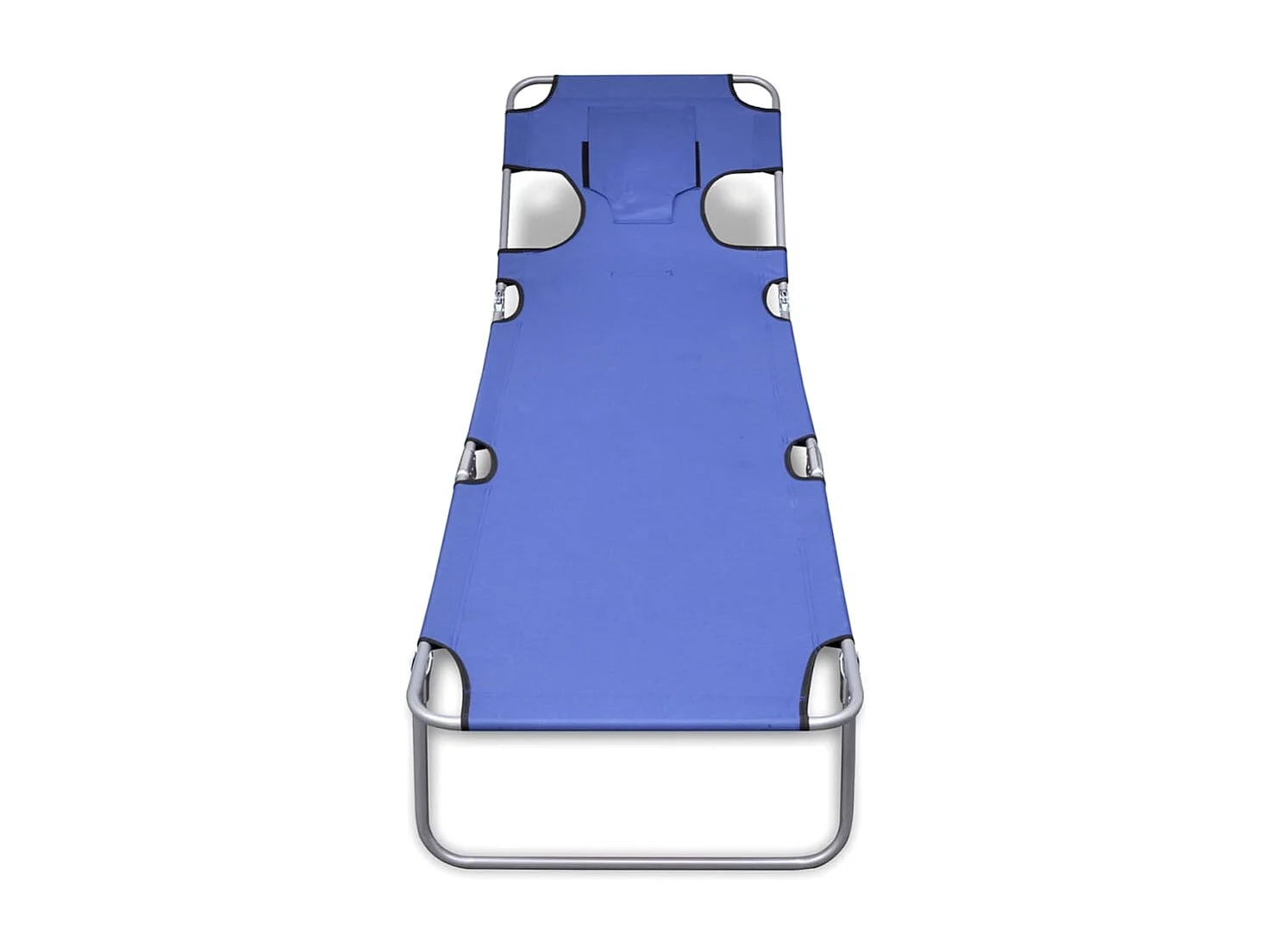 Transat chaise longue bain bleue 189 x 58 x 27 cm 02_0012440