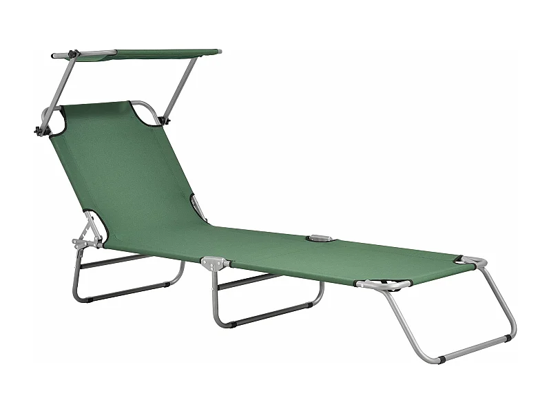 Transat bain de soleil argenté 55 x 186 x 24 cm 03_0006409