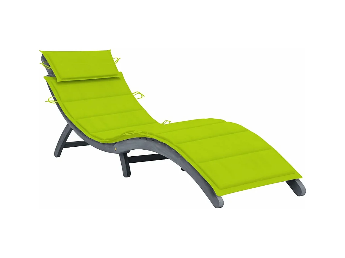 Transat chaise longue bain bois marron 190 x 60 x 51 cm 02_0012466