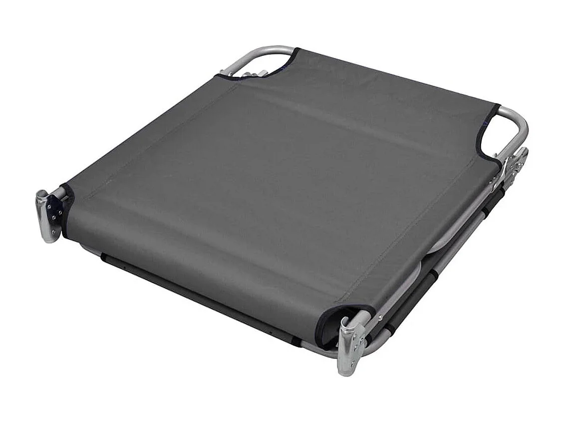 Transat chaise longue bain grise 189 x 58 x 27 cm 02_0012870