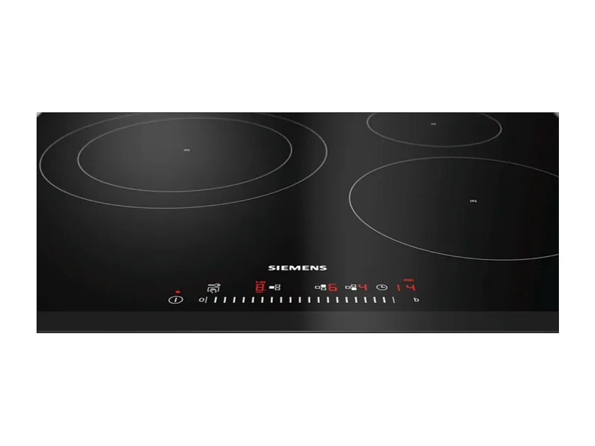 Siemens Plaque de cuisson induction 60cm 3 feux 7400w noir - EH651FJB1E
