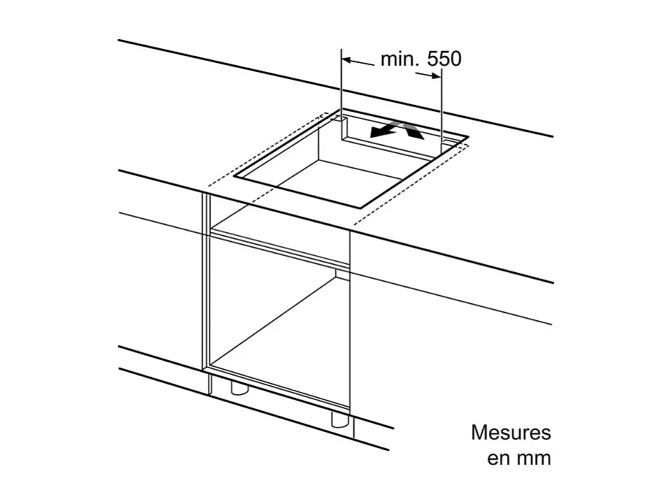 Siemens Plaque de cuisson induction 60cm 3 feux 7400w noir - EH651FJB1E
