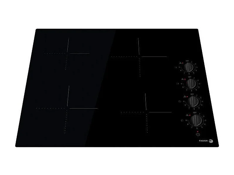 Fagor Table de cuisson vitrocéramique 59 cm 4 feux 6000w noir - FAVM3540
