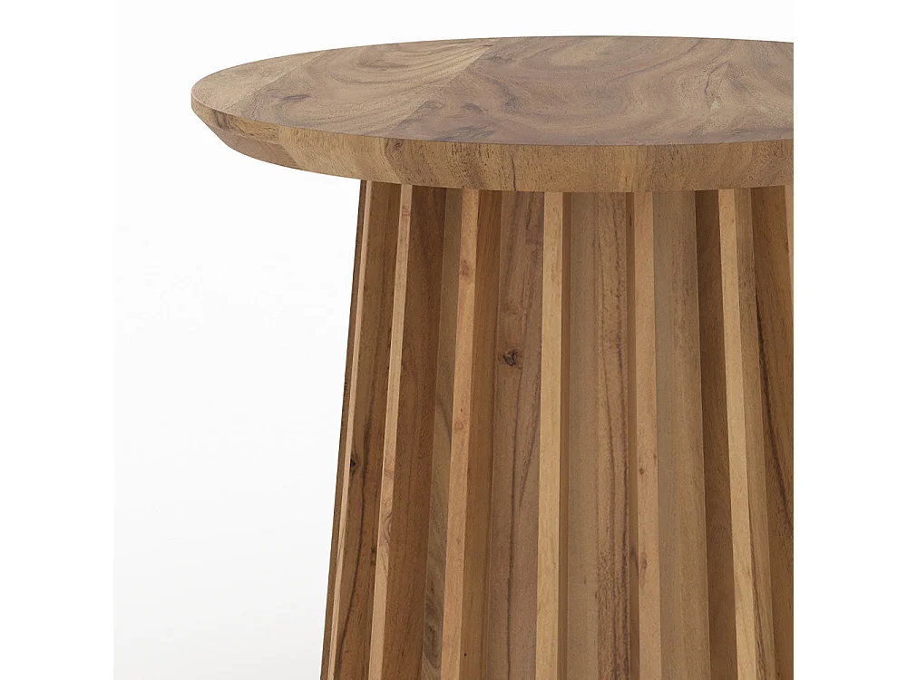Table d'appoint en bois massif d'acacia - Suzon