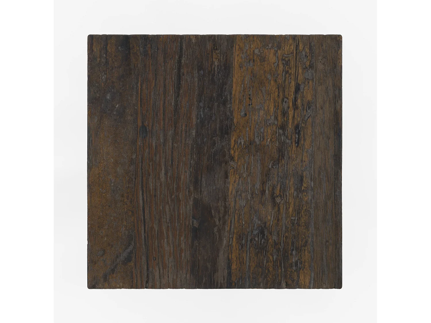 Moyenne table d'appoint en bois et métal - Shanghai