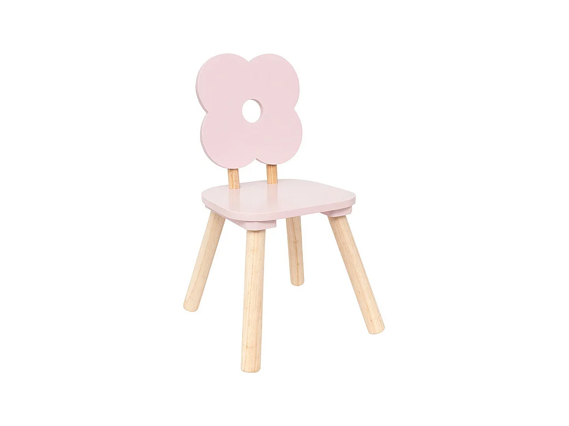 Chaise enfant Douceur fleur rose Atmosphera