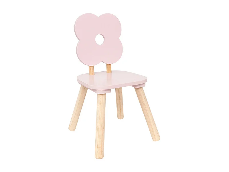 Chaise enfant Douceur fleur rose Atmosphera