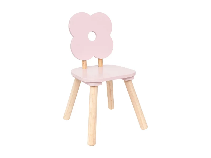 Chaise enfant Douceur fleur rose Atmosphera